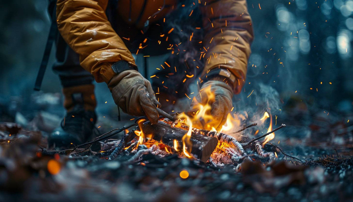 Techniques pour faire du feu en milieu sauvage sans allumettes